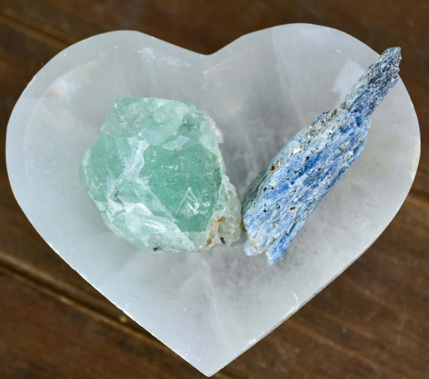 Selenite Heart Bowls