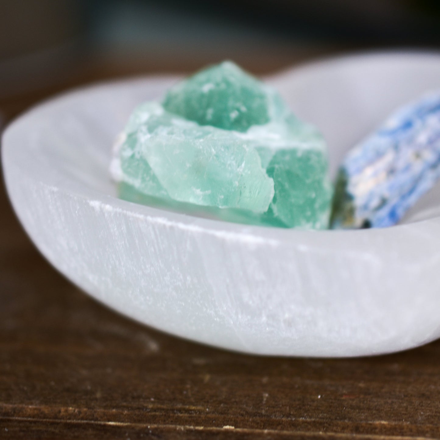 Selenite Heart Bowls